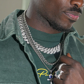 20mm Monaco Chain - White Gold