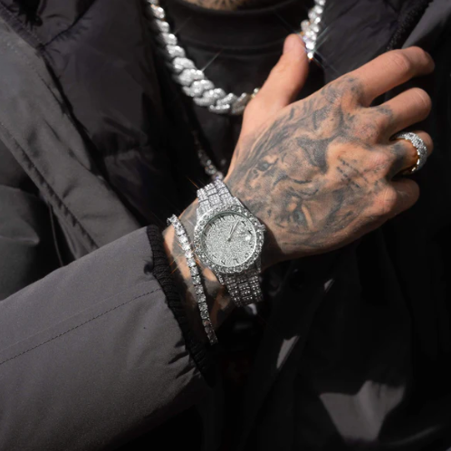 Arabic Dial Moissanite Watch